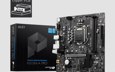 MSI H510M-A PRO memakai Card LAN Intel i219-V