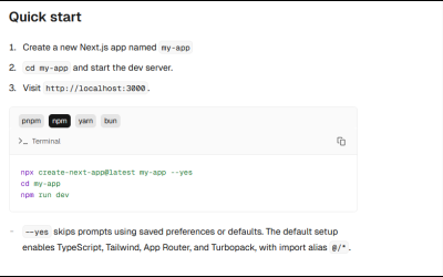 Install Next.js Menggunakan npm