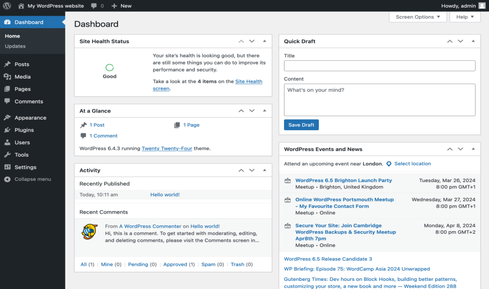 WordPress CMS